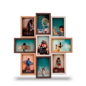 Marco multifotos, moldura MULTIPLE组合框 9框